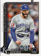 2025 Topps #377 Lucas Erceg Kansas City Royals