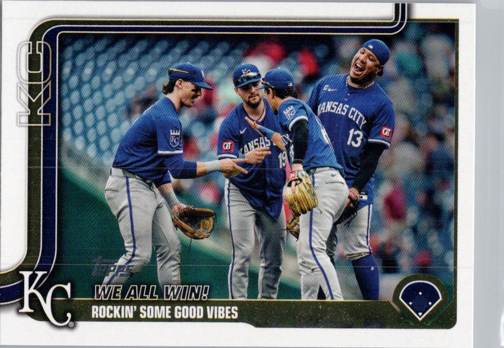 2025 Topps #436 We All Win! Rockin’ Some Good Vibes Kansas City Royals