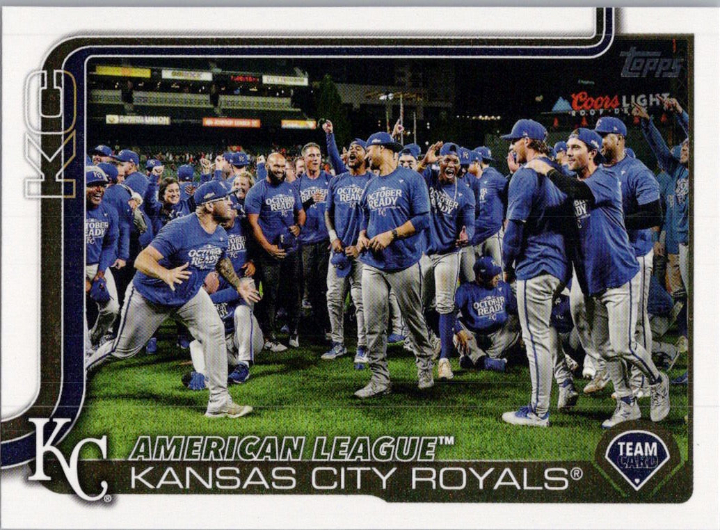 2025 Topps #519 Kansas City Royals Kansas City Royals