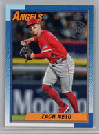 2025 Topps #90B2-24 Zach Neto 1990 Topps Baseball 35th Anniversary (Series Two) Los Angeles Angels