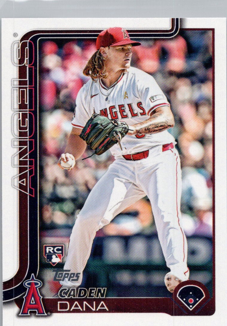 2025 Topps #422 Caden Dana Los Angeles Angels