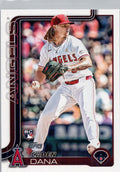 2025 Topps #422 Caden Dana Los Angeles Angels