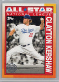 2025 Topps #90AS-27a Clayton Kershaw 1990 35th Anniversary All-Stars