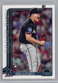 2025 Topps #458 Valente Bellozo Miami Marlins