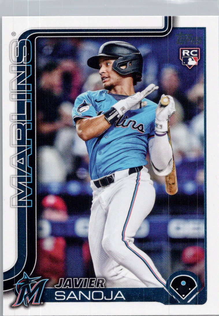 2025 Topps #653 Javier Sanoja Miami Marlins