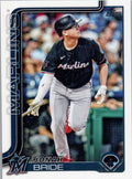 2025 Topps #585 Jonah Bride Miami Marlins