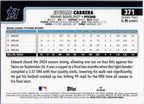 2025 Topps #371 Edward Cabrera Miami Marlins