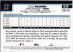 2025 Topps #539 Ryan Weathers Miami Marlins