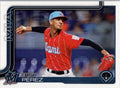 2025 Topps #487 Eury Pérez Miami Marlins