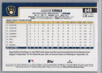 2025 Topps #648 Aaron Civale Holo Foil Milwaukee Brewers