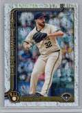 2025 Topps #648 Aaron Civale Holo Foil Milwaukee Brewers