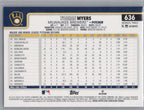 2025 Topps #636 Tobias Myers Milwaukee Brewers