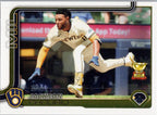 2025 Topps #376 Jackson Chourio Milwaukee Brewers