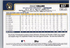 2025 Topps #657 Isaac Collins Milwaukee Brewers