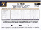 2025 Topps #651 Sal Frelick Milwaukee Brewers