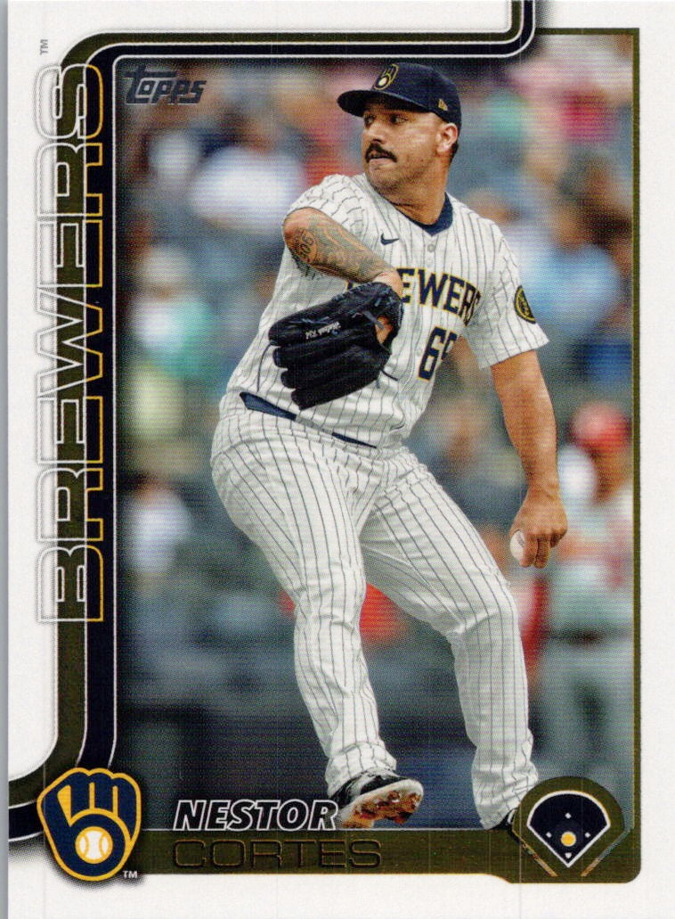 2025 Topps #604 Nestor Cortes Milwaukee Brewers