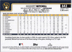 2025 Topps #643 Garrett Mitchell Milwaukee Brewers