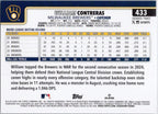 2025 Topps #433 William Contreras Milwaukee Brewers
