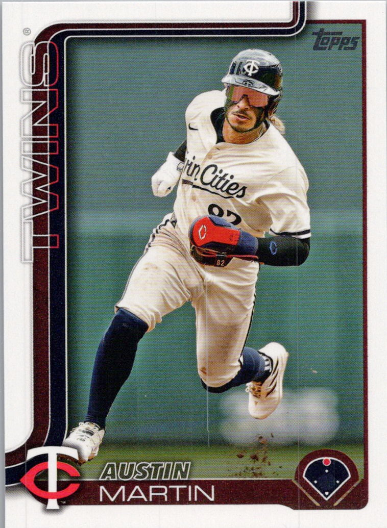 2025 Topps #595 Austin Martin Minnesota Twins