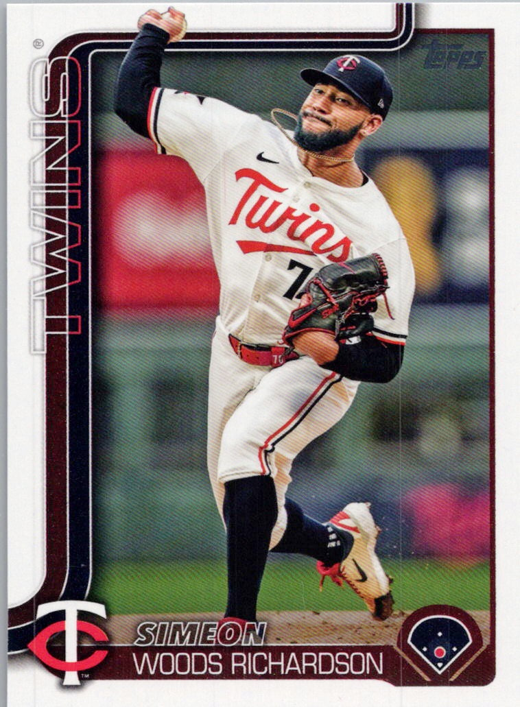 2025 Topps #368 Simeon Woods Richardson Minnesota Twins