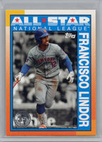 2025 Topps #90AS-35b Francisco Lindor 1990 Topps 35th Anniversary All-Stars