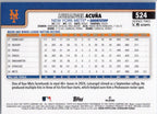 2025 Topps #524 Luisangel Acuña New York Mets