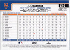 2025 Topps #549 J.D. Martinez New York Mets