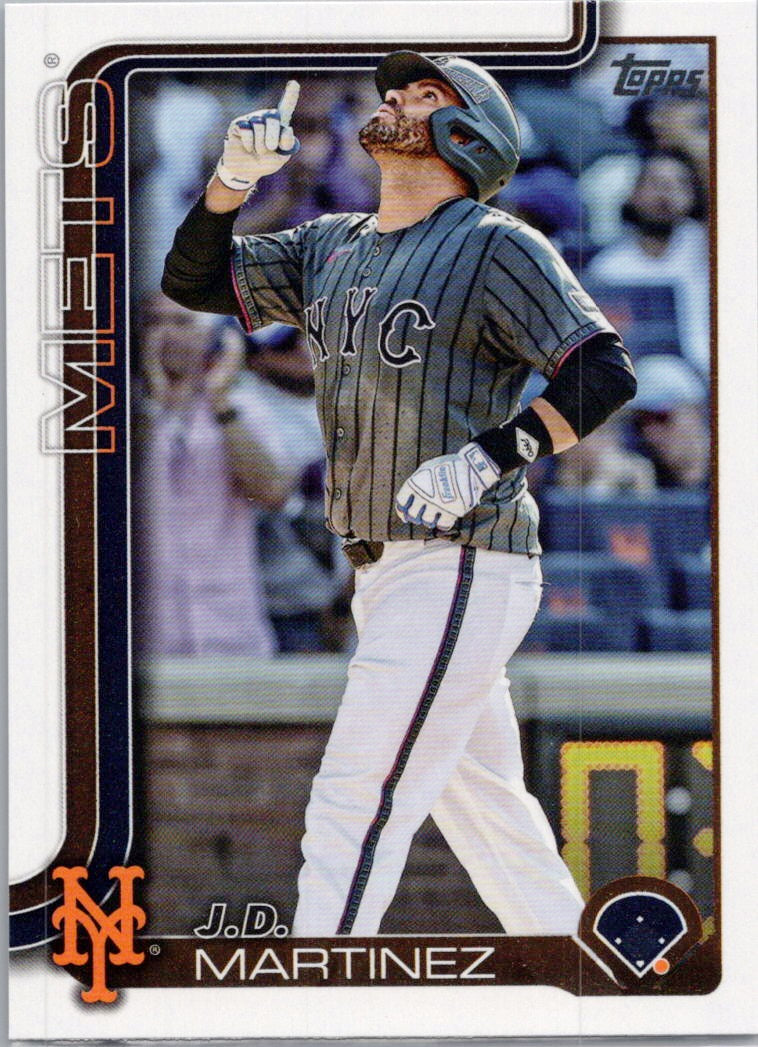 2025 Topps #549 J.D. Martinez New York Mets