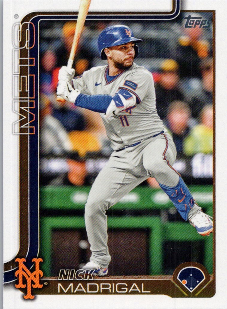 2025 Topps #355 Nick Madrigal New York Mets