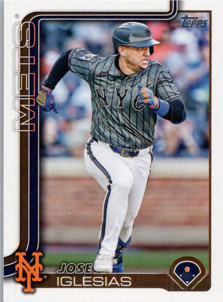 2025 Topps #386 Jose Iglesias New York Mets