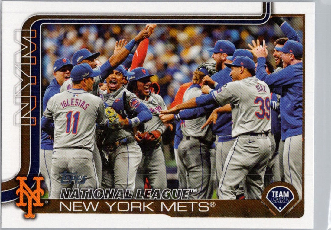 2025 Topps #553 New York Mets New York Mets