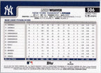 2025 Topps #506 Luke Weaver New York Yankees
