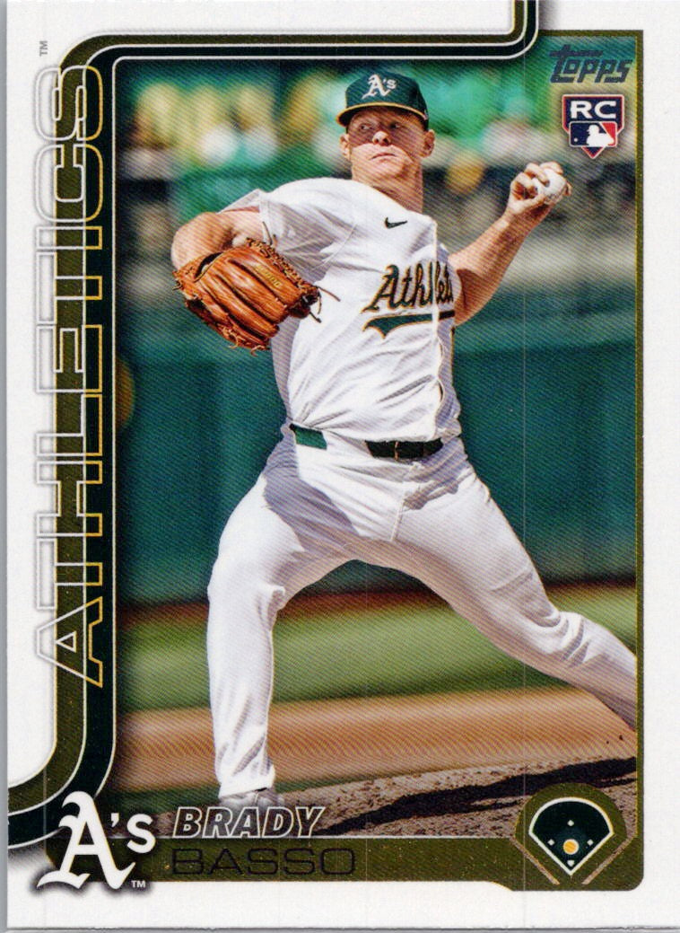 2025 Topps #443 Brady Basso Athletics
