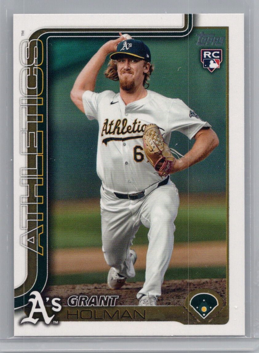 2025 Topps #634 Grant Holman Athletics