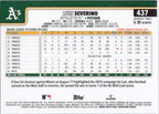 2025 Topps #437 Luis Severino Athletics