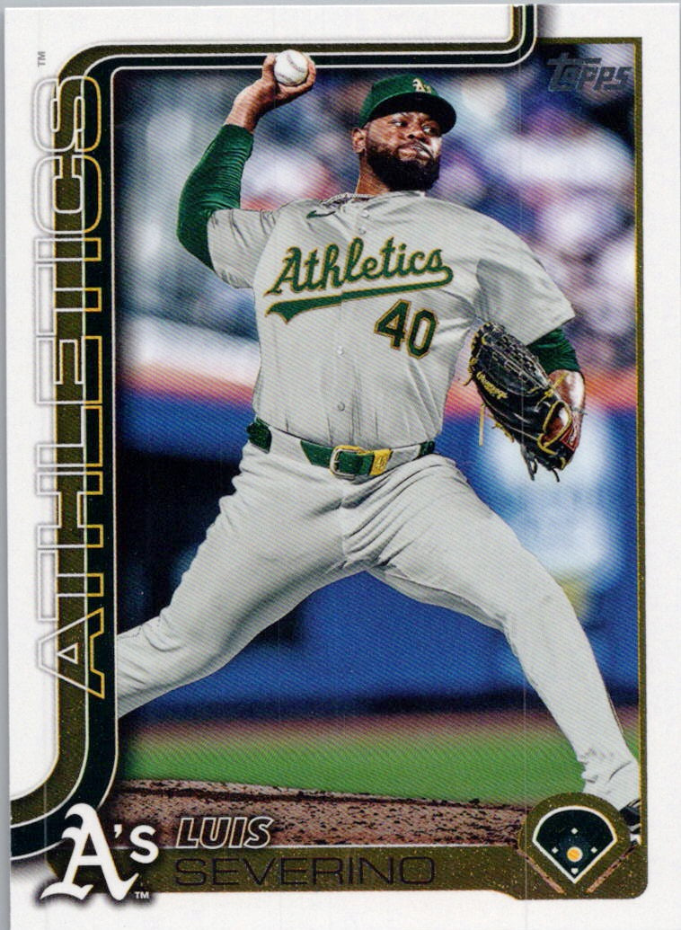 2025 Topps #437 Luis Severino Athletics