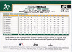 2025 Topps #695 Darell Hernaiz Athletics