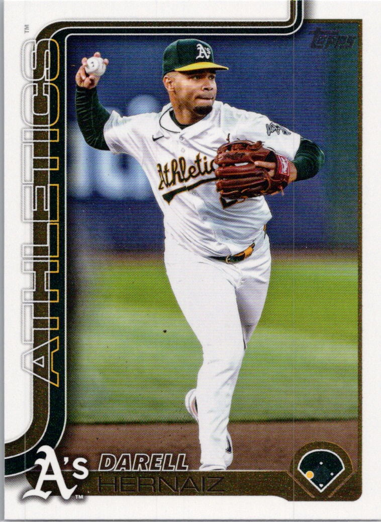 2025 Topps #695 Darell Hernaiz Athletics