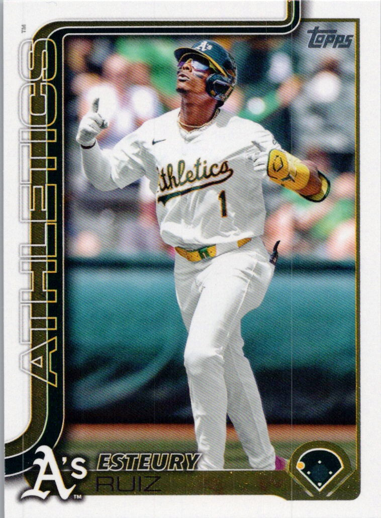 2025 Topps #453 Esteury Ruiz Athletics