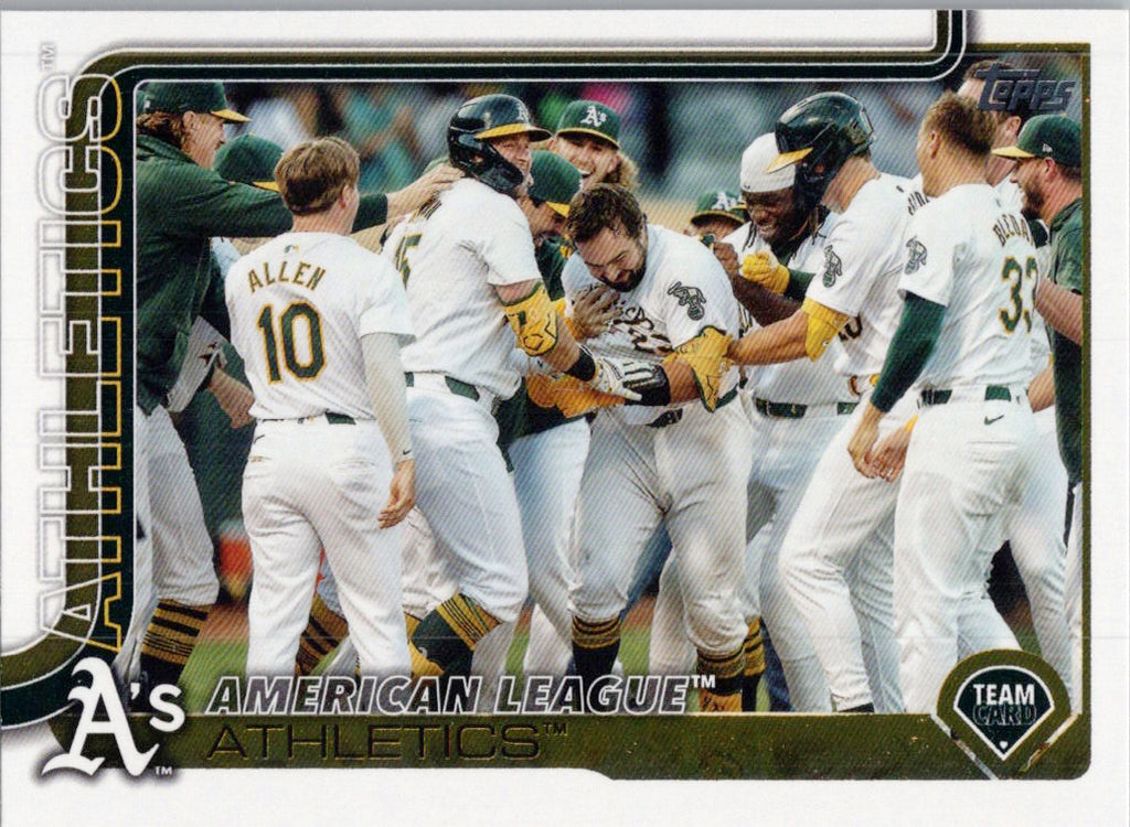 2025 Topps #594 Athletics Athletics
