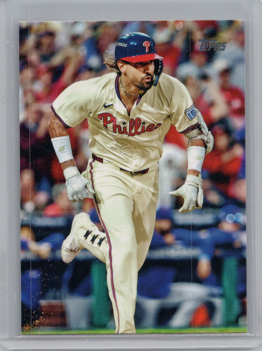 2025 Topps #427 Nick Castellanos True Photo Variation Philadelphia Phillies