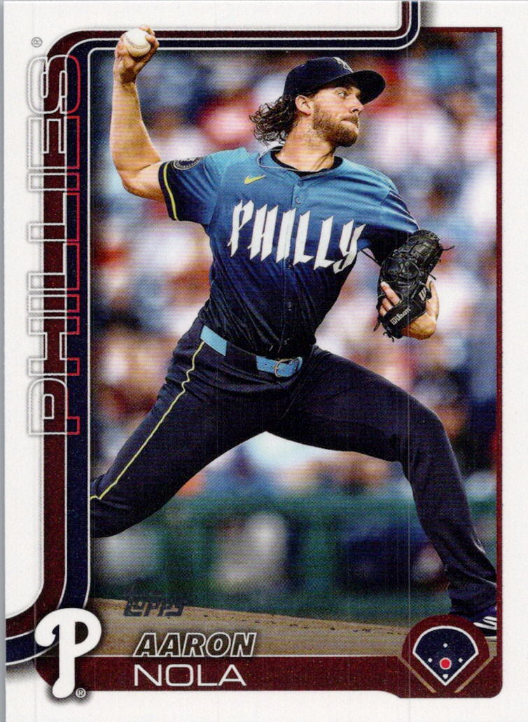 2025 Topps #454 Aaron Nola Philadelphia Phillies