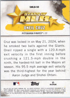 2025 Topps #SMLB-50 Oneil Cruz Stars of MLB Pittsburgh Pirates