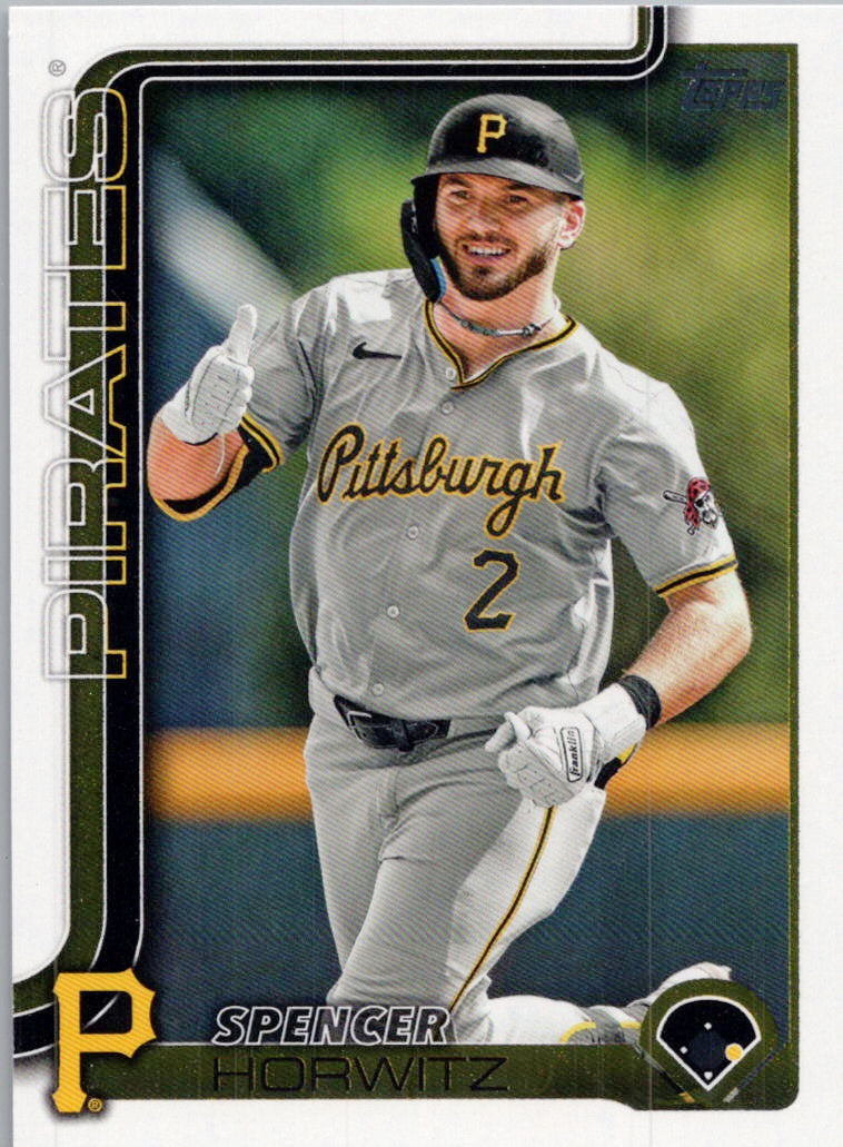 2025 Topps #488 Spencer Horwitz Pittsburgh Pirates