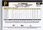 2025 Topps #542 Nick Gonzales Pittsburgh Pirates