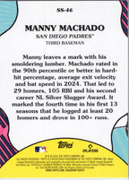2025 Topps #SS-46 Manny Machado Summer Superstars San Diego Padres