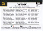 2025 Topps #389 Celly Stick: Dapping After the Dubs San Diego Padres
