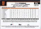 2025 Topps #596 Tyler Fitzgerald San Francisco Giants