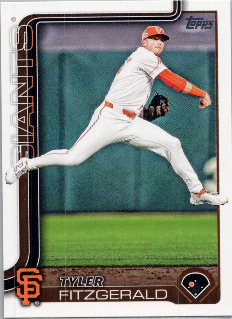 2025 Topps #596 Tyler Fitzgerald San Francisco Giants