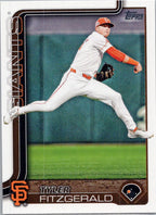 2025 Topps #596 Tyler Fitzgerald San Francisco Giants